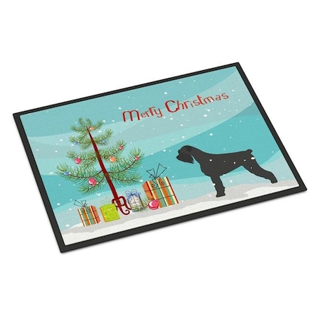 Carolines Treasures Carolines Treasures BB2991JMAT Giant Schnauzer Merry Christmas Tree Indoor or Outdoor Mat; 24 x 36 BB2991JMAT